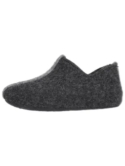 Hausschuh Shima Kids in 1011 Dark Grey Melange