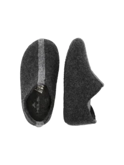 Hausschuh Shima Kids in 1011 Dark Grey Melange