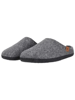 Hausschuh Tapai in 1011 Dark Grey Melange
