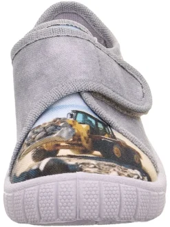 Hausschuhe "Bill" in Hellgrau