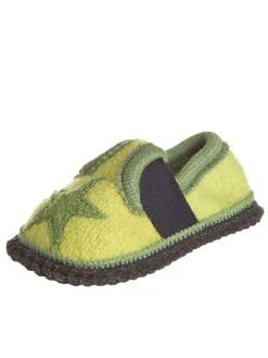 Hausschuhe "Bobby - Stern" in Hellgrün