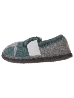 Hausschuhe "Bobby Dino" in Türkis