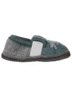 Hausschuhe "Bobby Dino" in Türkis
