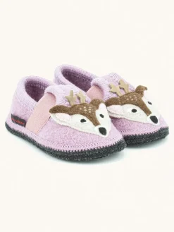 Hausschuhe "Bobby" in Lila
