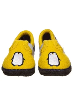 Hausschuhe "Bobby Pinguin" in Gelb