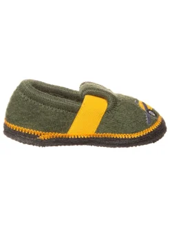 Hausschuhe "Bobby Traktor" in Khaki