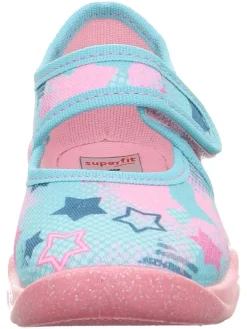 Hausschuhe "Bubble" in Hellblau/ Rosa