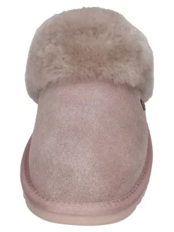 Hausschuhe COLLIE PRINT METALLIC in silberfarben