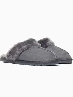 Hausschuhe "Emefa" in Grau