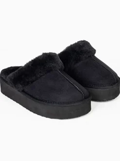 Hausschuhe "Emesta" in Schwarz