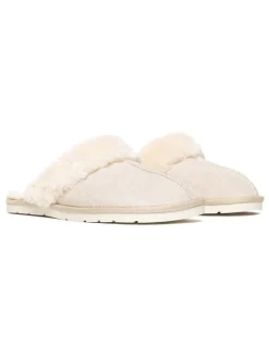 Hausschuhe "Emilija" in Creme