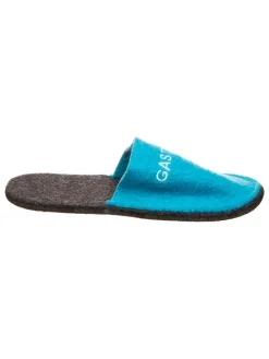 Hausschuhe "Happy" in Blau