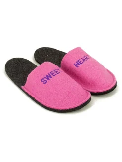 Hausschuhe "Happy *Sweet - Heart*" in Pink