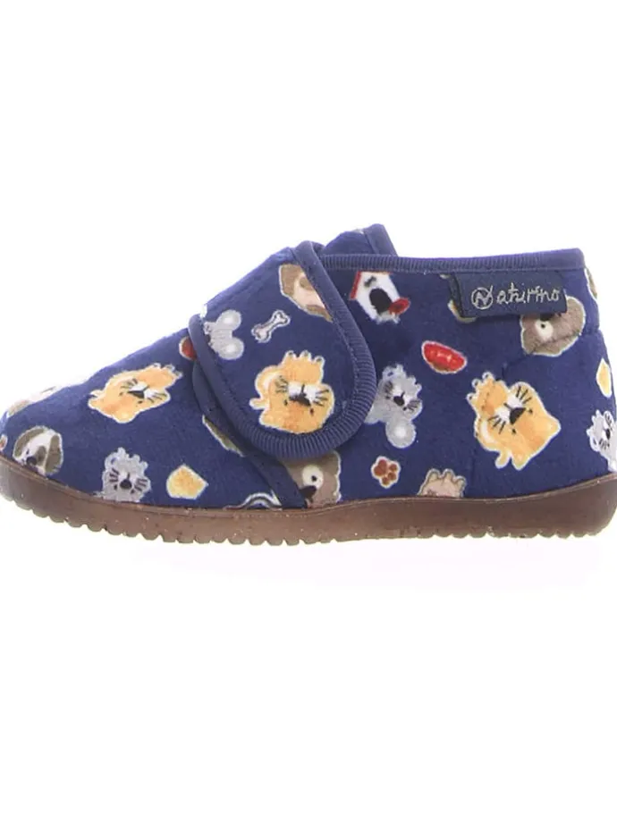 Hausschuhe "Home" in Dunkelblau