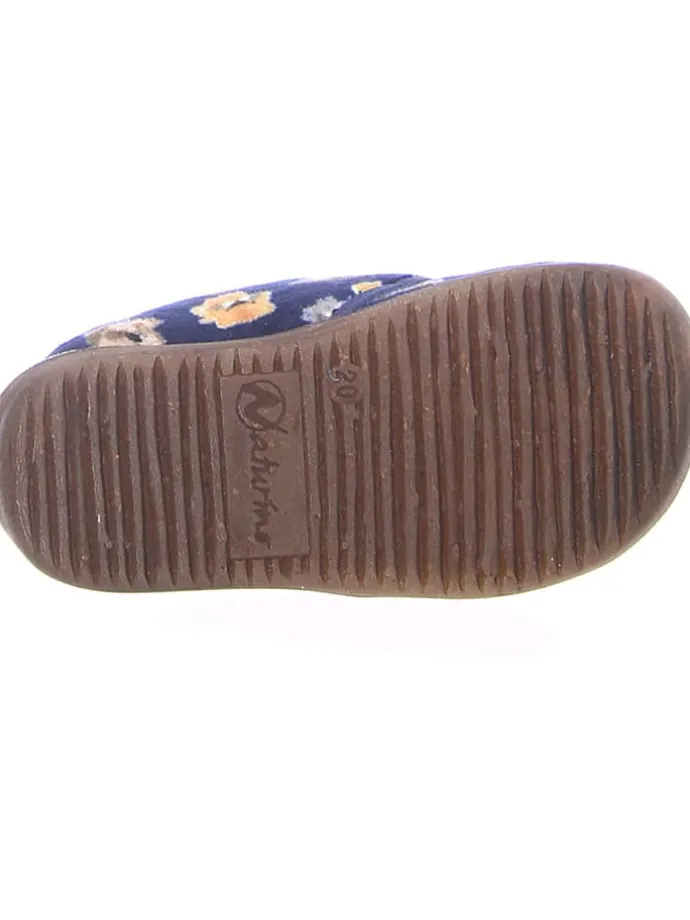 Hausschuhe "Home" in Dunkelblau