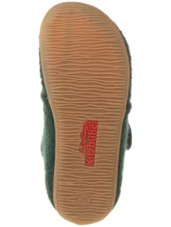 Hausschuhe in Dunkelgrün