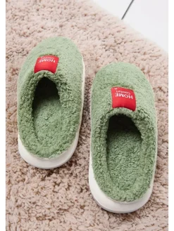 Hausschuhe in Grün
