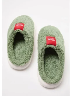 Hausschuhe in Grün