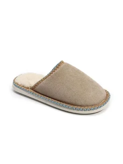 Hausschuhe in Hellbraun