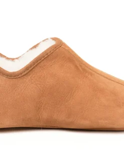 Hausschuhe in Hellbraun