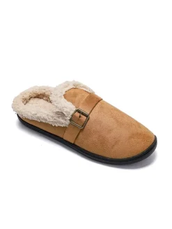 Hausschuhe in Hellbraun