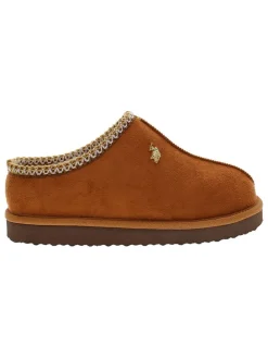 Hausschuhe in Hellbraun