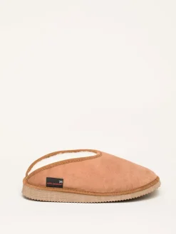 Hausschuhe in Hellbraun