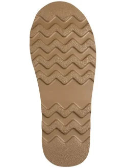 Hausschuhe in Hellbraun