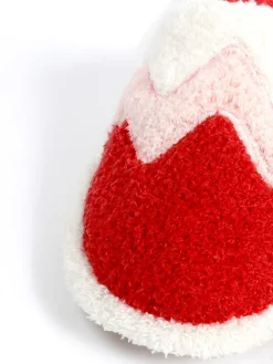 Hausschuhe in Rot/ Rosa