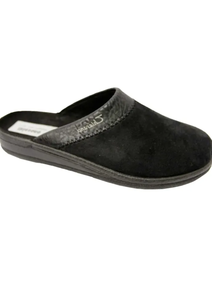 Hausschuhe Landgraf Andi in schwarz