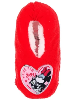 Hausschuhe "Minnie" in Rot