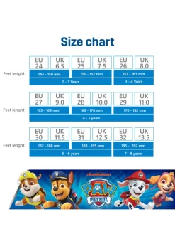 Hausschuhe mit Paw Patrol Chase und Marshall Motiv, in Regenbogenfarben