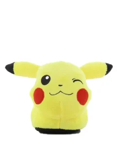 Hausschuhe mit Pokémon Pikachu Motiv, in Gelb, Schlupfschuh
