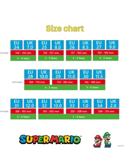 Hausschuhe mit Super Mario und Luigi Motiv, in Blau, Klettverschluss