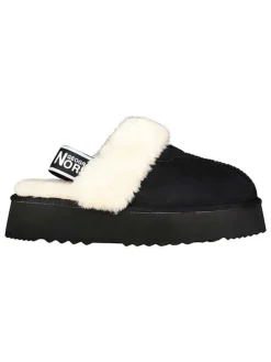 Hausschuhe "Oscara" in Schwarz