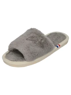 Hausschuhe PLAGE FLUFFY in grau