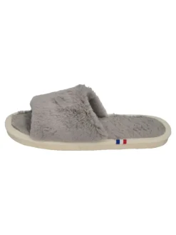 Hausschuhe PLAGE FLUFFY in grau