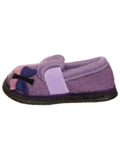 Hausschuhe "Schmetterling" in Lila