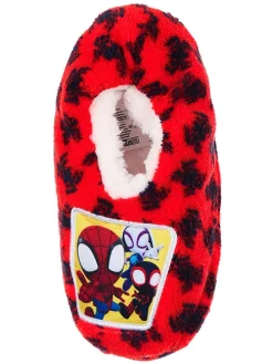 Hausschuhe "Spidey & His Amazing Friends" in Rot/ Schwarz