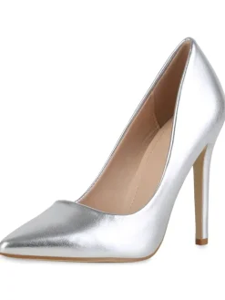 High Heels Emily in Silber