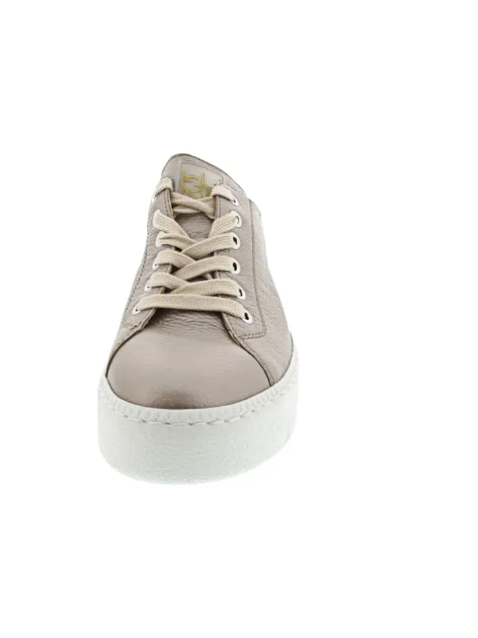 H-Nicky sportlicher Schnürer Beige