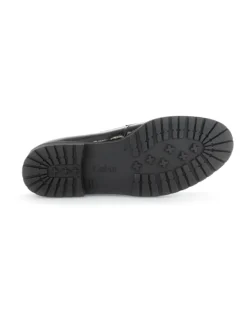 Hochfront Slipper in Schwarz
