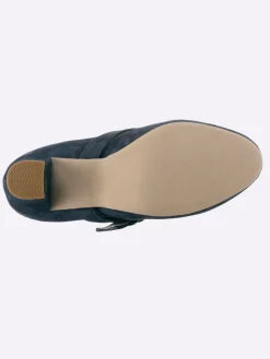 Hochfrontpumps in blau