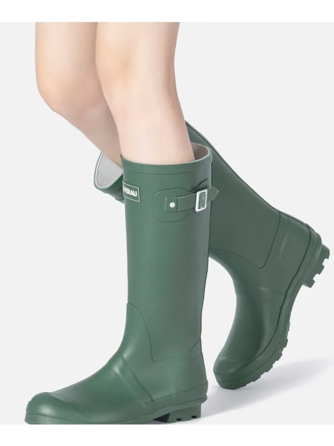 Hohe Gummistiefel Goose in Oliv