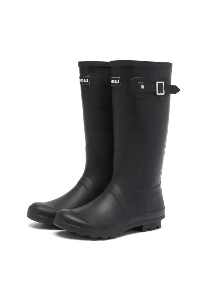 Hohe Gummistiefel Goose in Schwarz