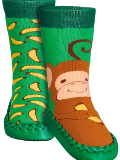 Hüttenschuh Affe in Grün