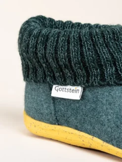 Hüttenschuhe "Alp Racer" in Petrol