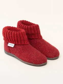 Hüttenschuhe "Alp-Boot" in Rot