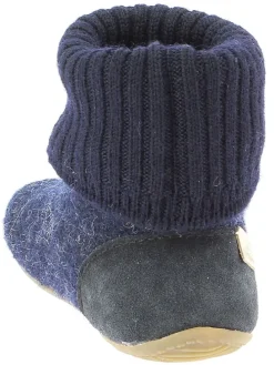 Hüttenschuhe in Dunkelblau