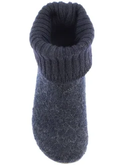 Hüttenschuhe in Dunkelblau